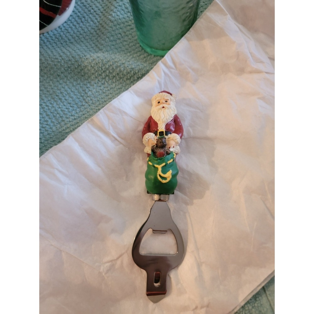 Boston Warehouse Santa Bottle Opener